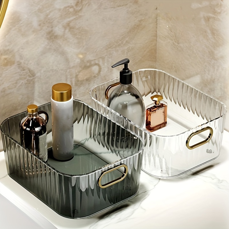 Bathroom Cosmetic Storage Box Desktop Skincare Products - Temu