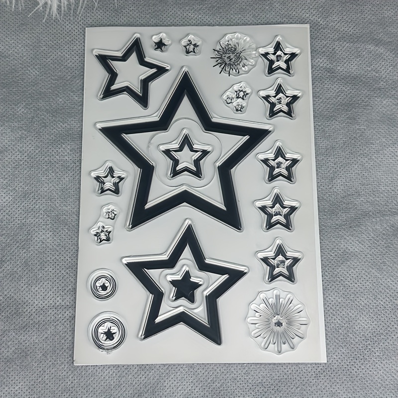 Book Happy Birthday Star Rubber Stamp Transparent Pvc - Temu