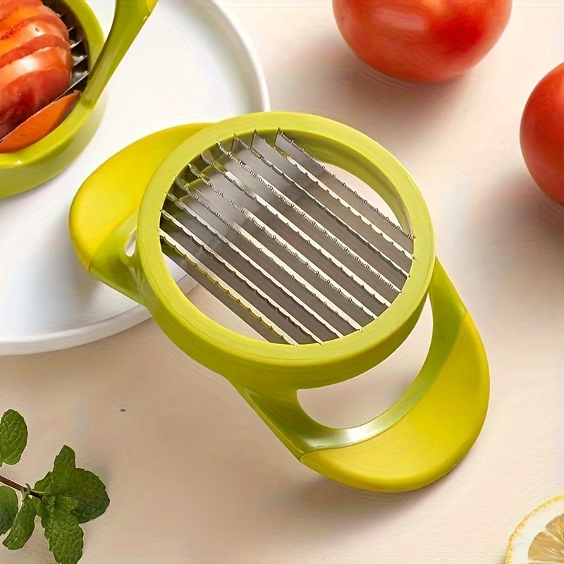 1pc Lemon Slicer, Multifunctional Fruit & Vegetables Cutting Knife, Round  Lemon & Egg Slicing Tool, Handheld Onion & Tomato Slicer For Home Kitchen  Use