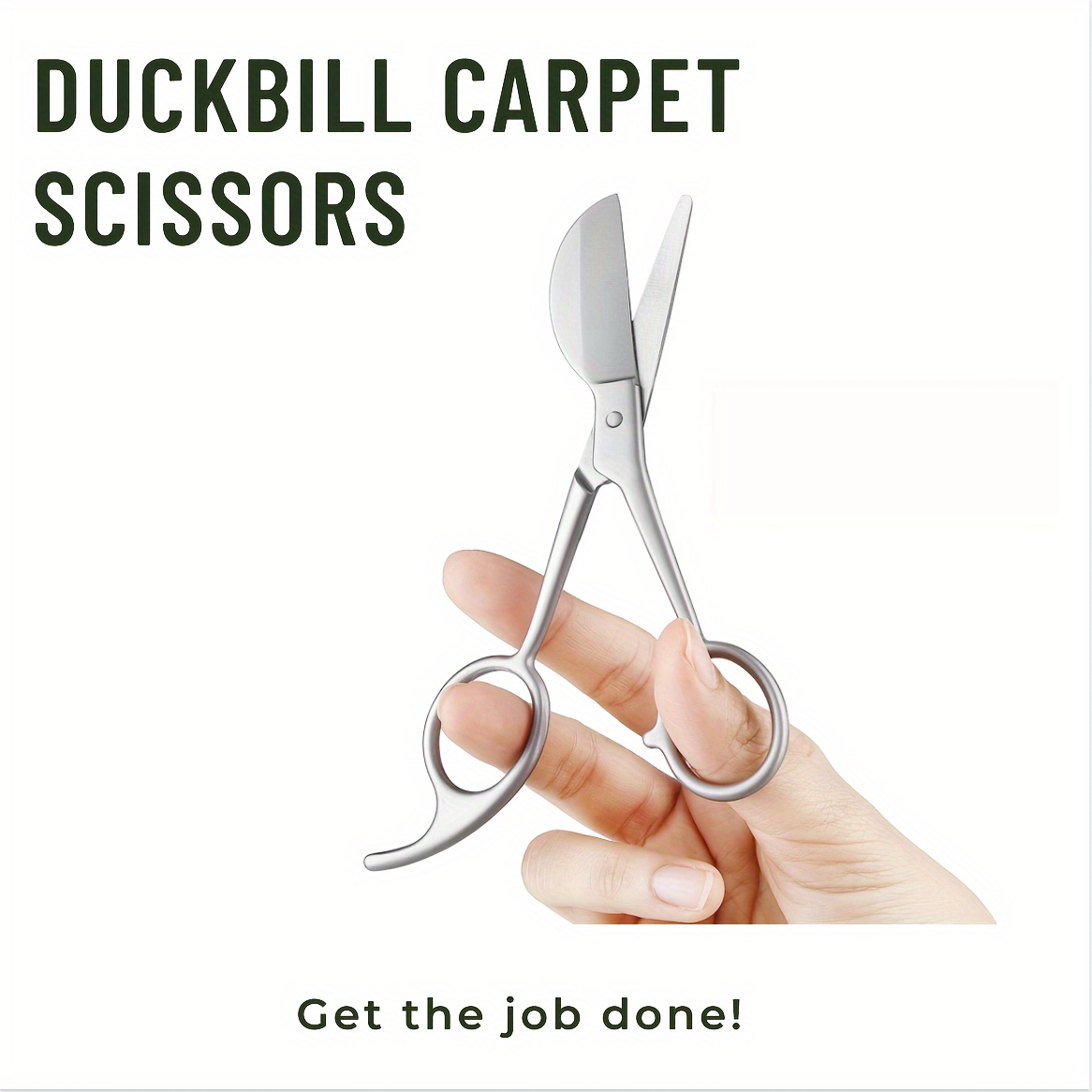 Carpet Scissors Stainless Steel Duckbill Applique Blade - Temu