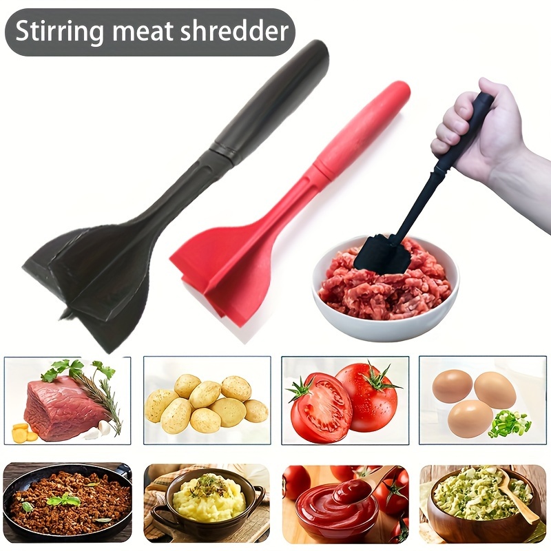 1pc Silicone Meat Masher Tool, Meat Mincer For Kitchen