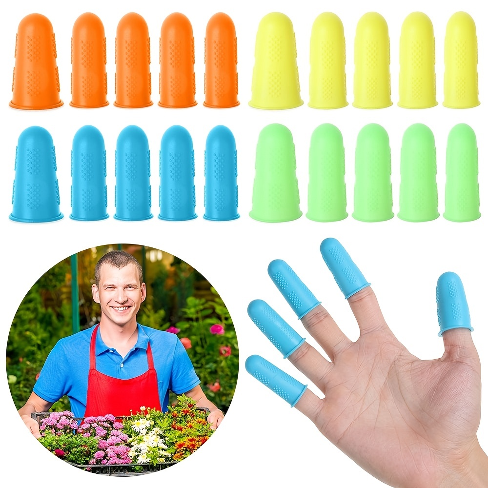 Finger Protector Silicone Office  Silicone Sewing Accessories - 4pcs  Finger - Aliexpress