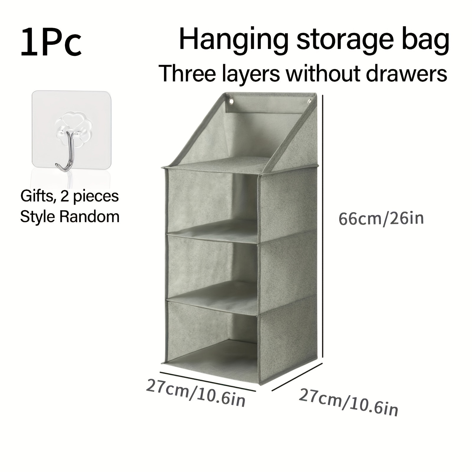 Wardrobe Hanging Storage Bag Pants Clothes Storage Hanging - Temu
