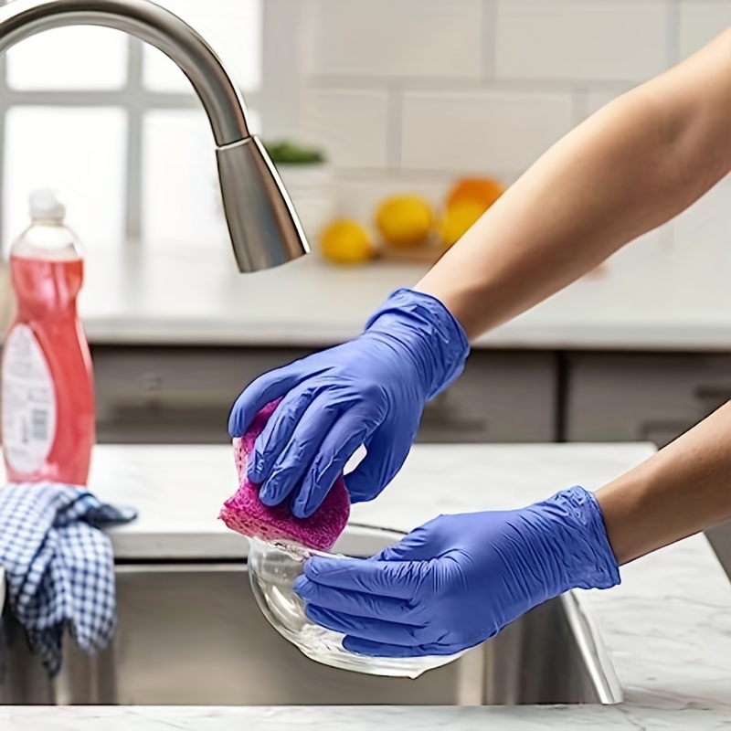 Guantes de plástico desechables para servicio de alimentos, no estériles  para cocina, cocina, preparación de alimentos, barbacoa