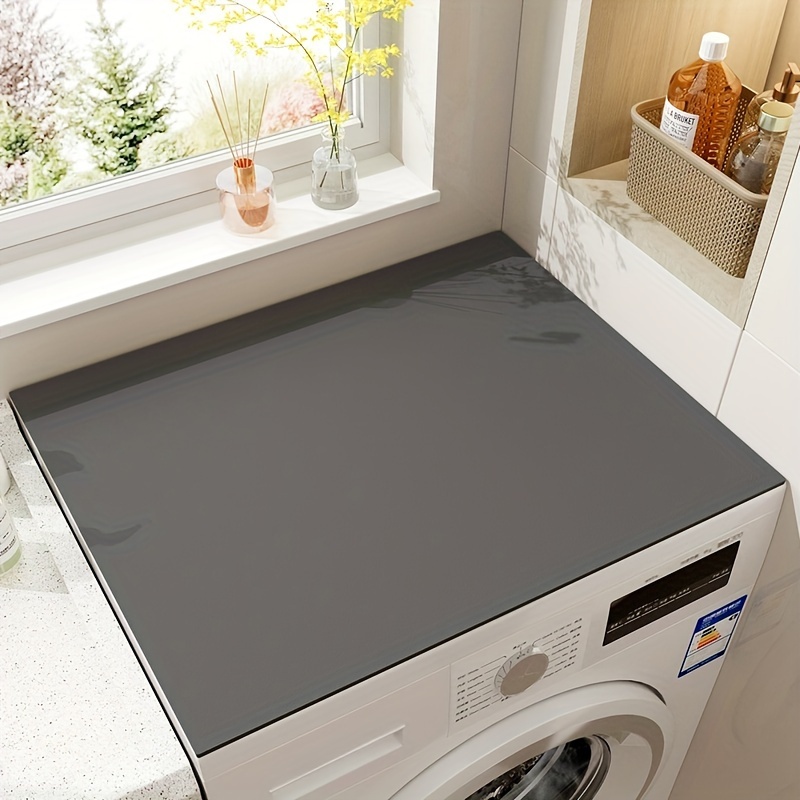 1pc 19.7 X 23.6inch Washer And Dryer Top Protector Mat, Protective Silicone  Rubber Mat For