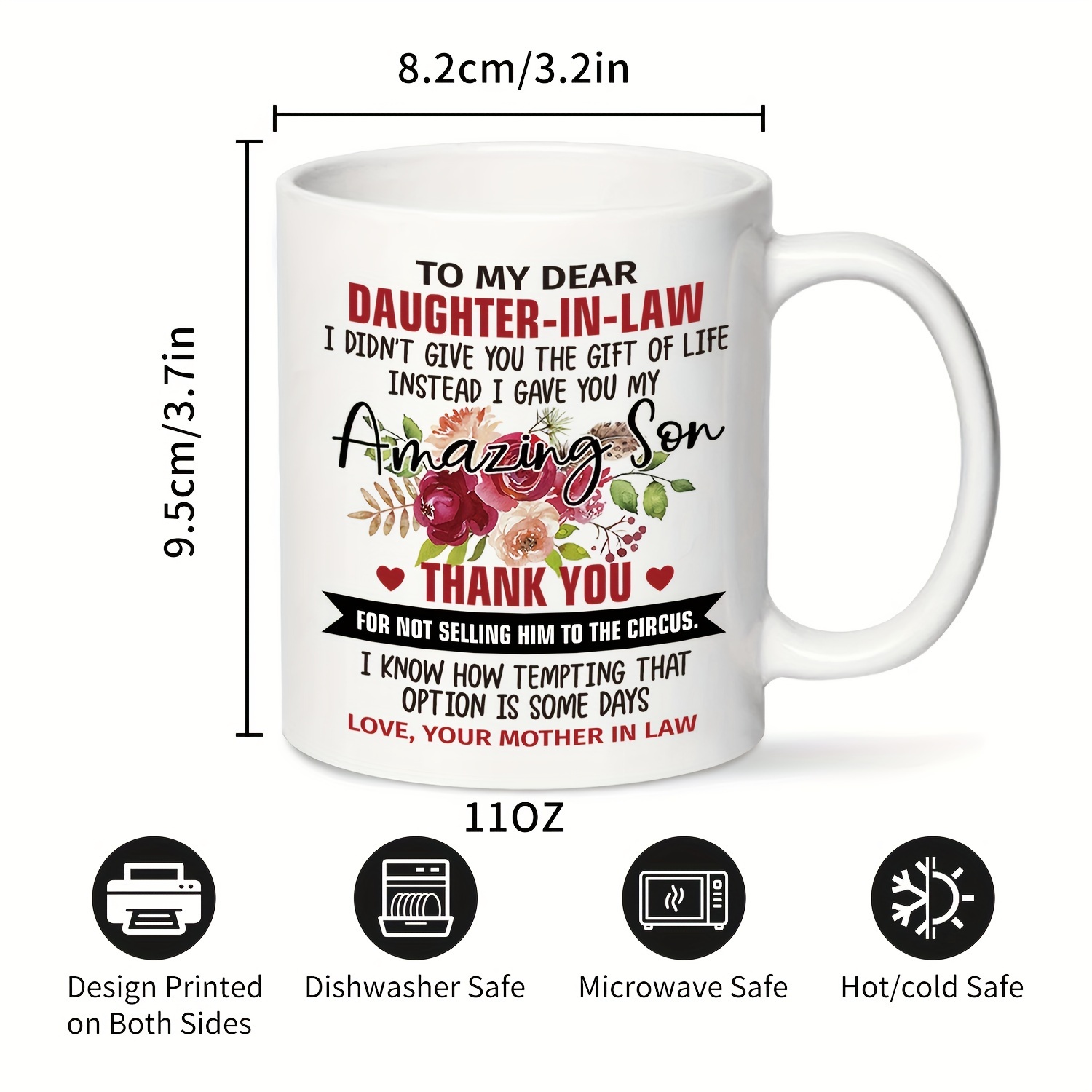 Dear mother best sale in law mug