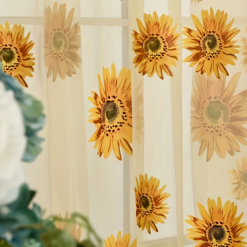 Sheer sunflower sales top