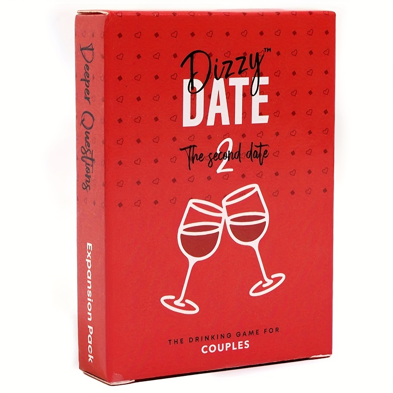 Dizzy Date - Adult Drinking Game for Couples. Perfect Valentine's