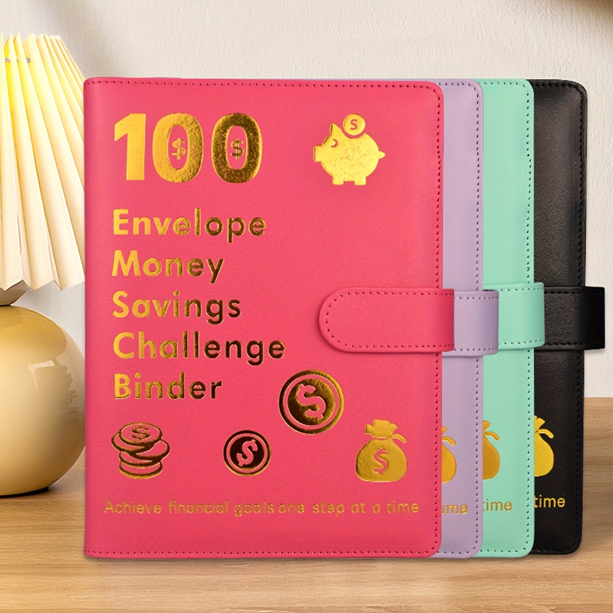 100 enveloppe tracker défi d'épargne: Journal de suivi d'épargne 100 jour  enveloppe challenge journal pour économiser jusqu'à €5050| pour hommes et