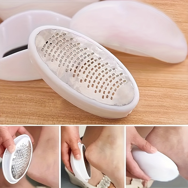 Stainless Steel Pedicure Foot File Foot Heel Scraper - Temu