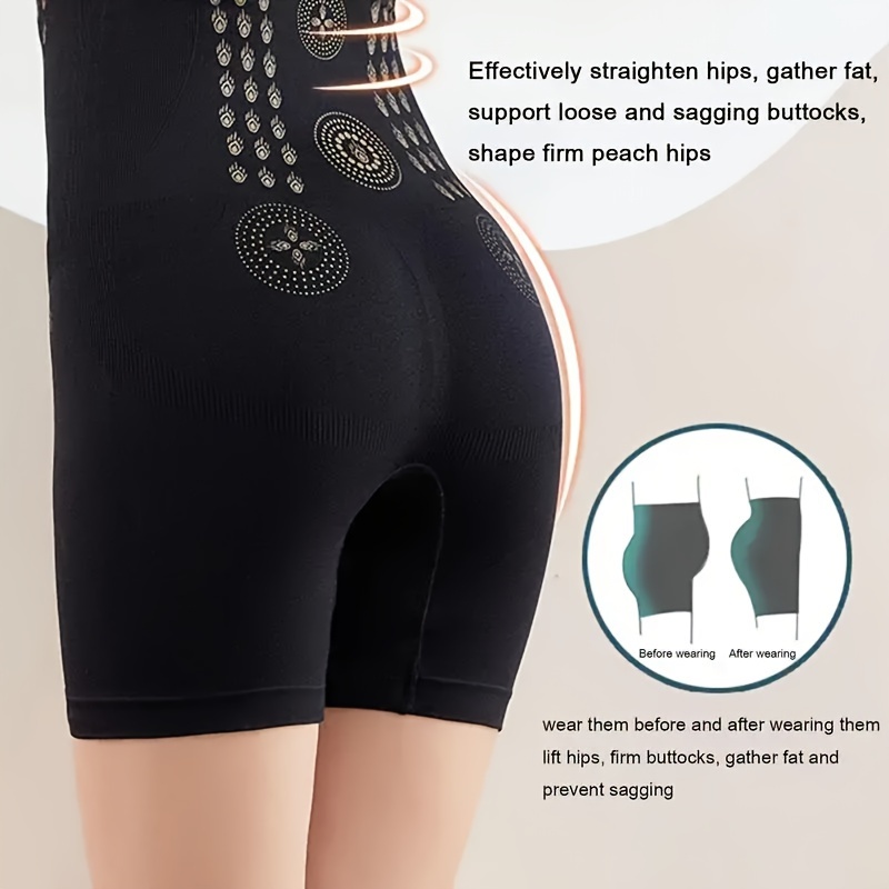 Fat Burning High Waist Underwear Body Shaping Underwear Seamless Abdomen  Control Shaping Pants Postpartum Body Recovery Plus Size Shaping Pants 2  Colo