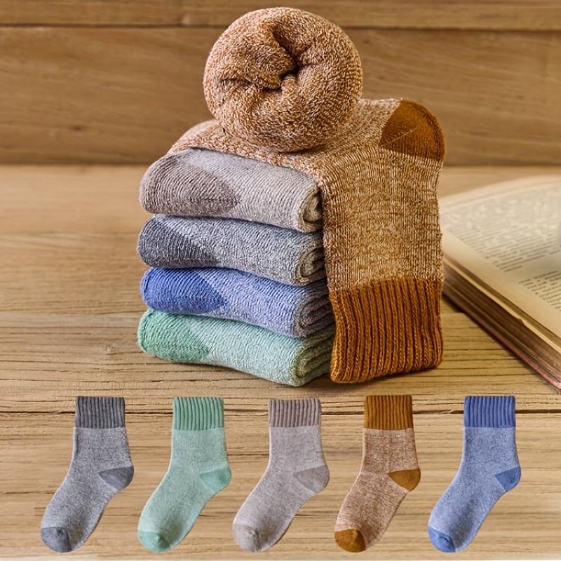 Boy's Shoes Socks Non Slip Thermal Comfy Socks Boy's Winter - Temu