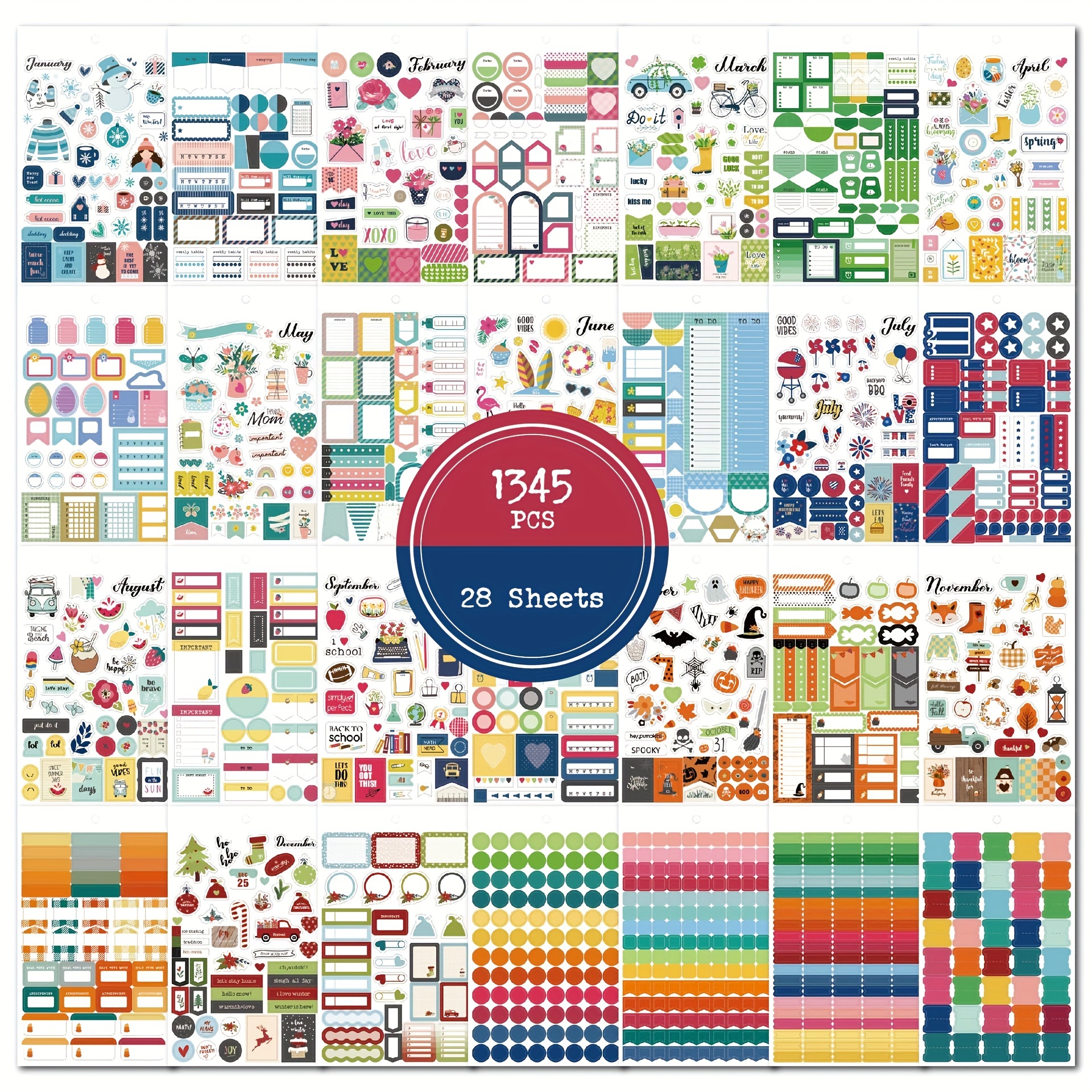 Self adhesive Stickers Index Stickers Journal Diary - Temu