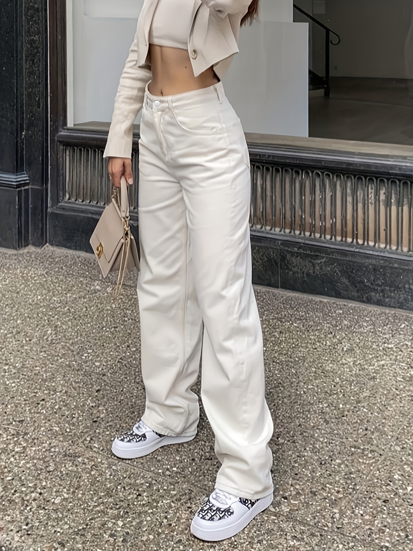 These 8 White Trouser Outfits Are Perfect For Spring  Who What Wear UK