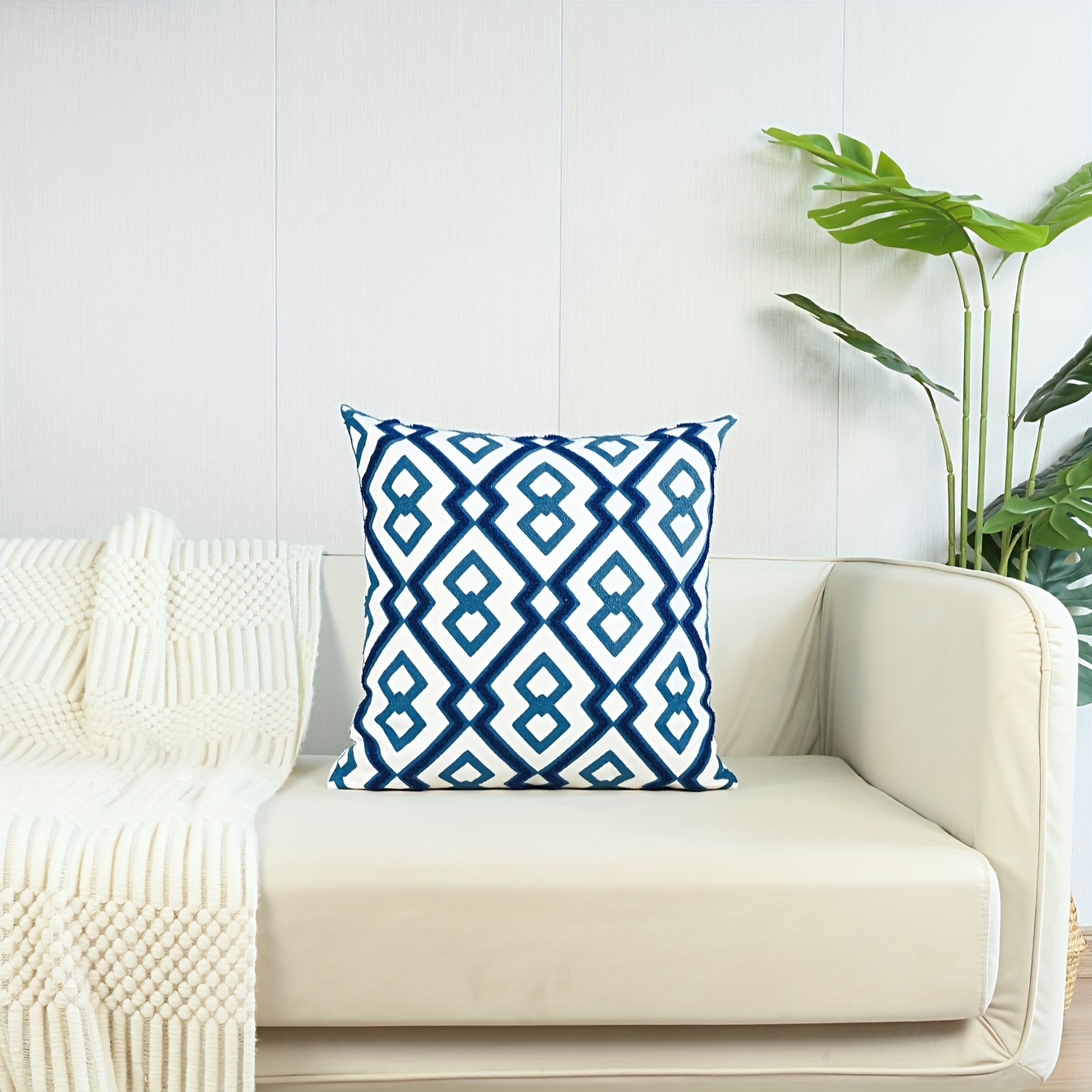 Modern Geometric Throw Pillow Covers, Linen,, Home Decor, Pillow Insert Not  Included - Temu