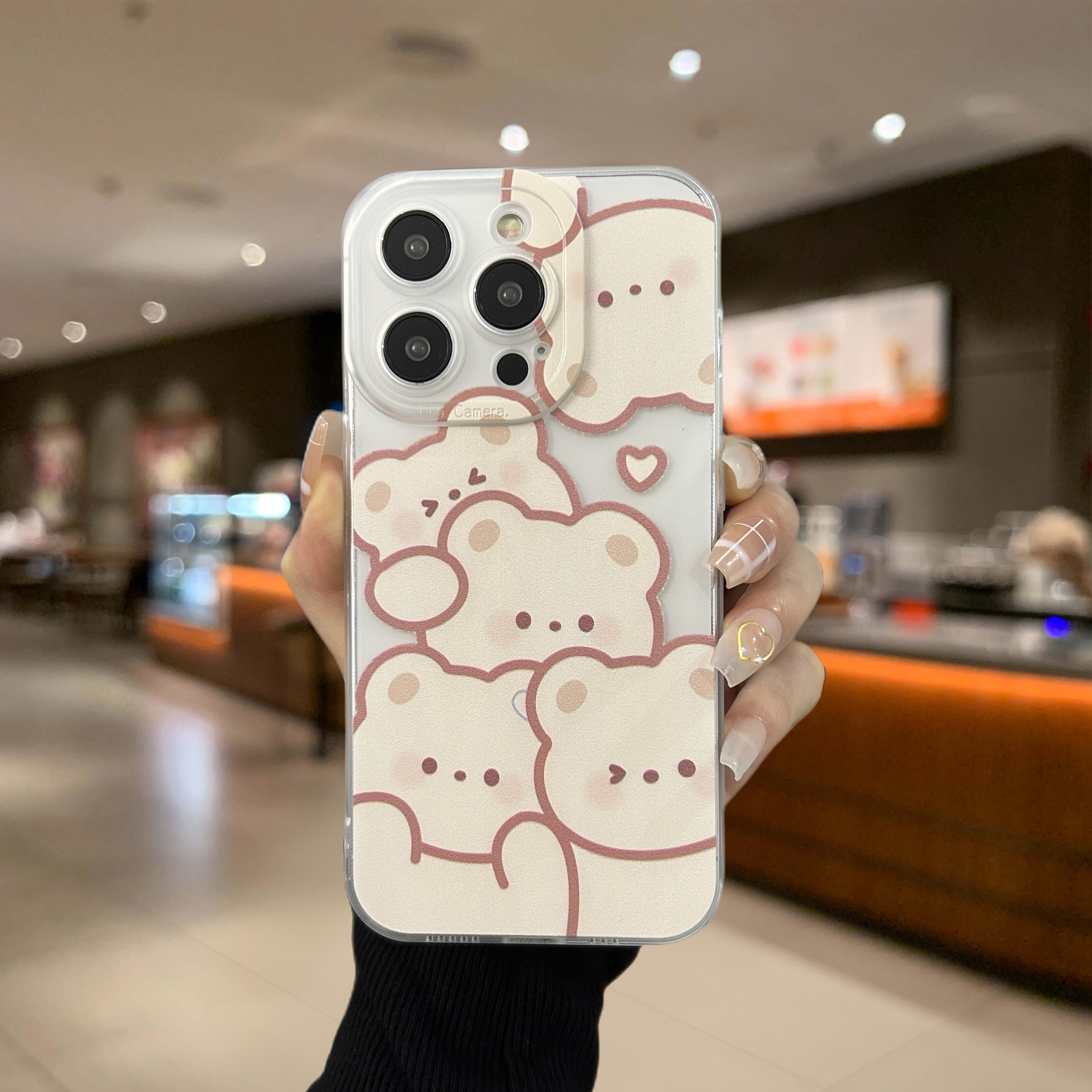 Luxury Designer For iPhone 11 12 13 Pro Max 6 7 8 Plus X XS Max XR SE 2 3  Cover 3D Bear New Phone Cases For Apple iPhone Series - AliExpress