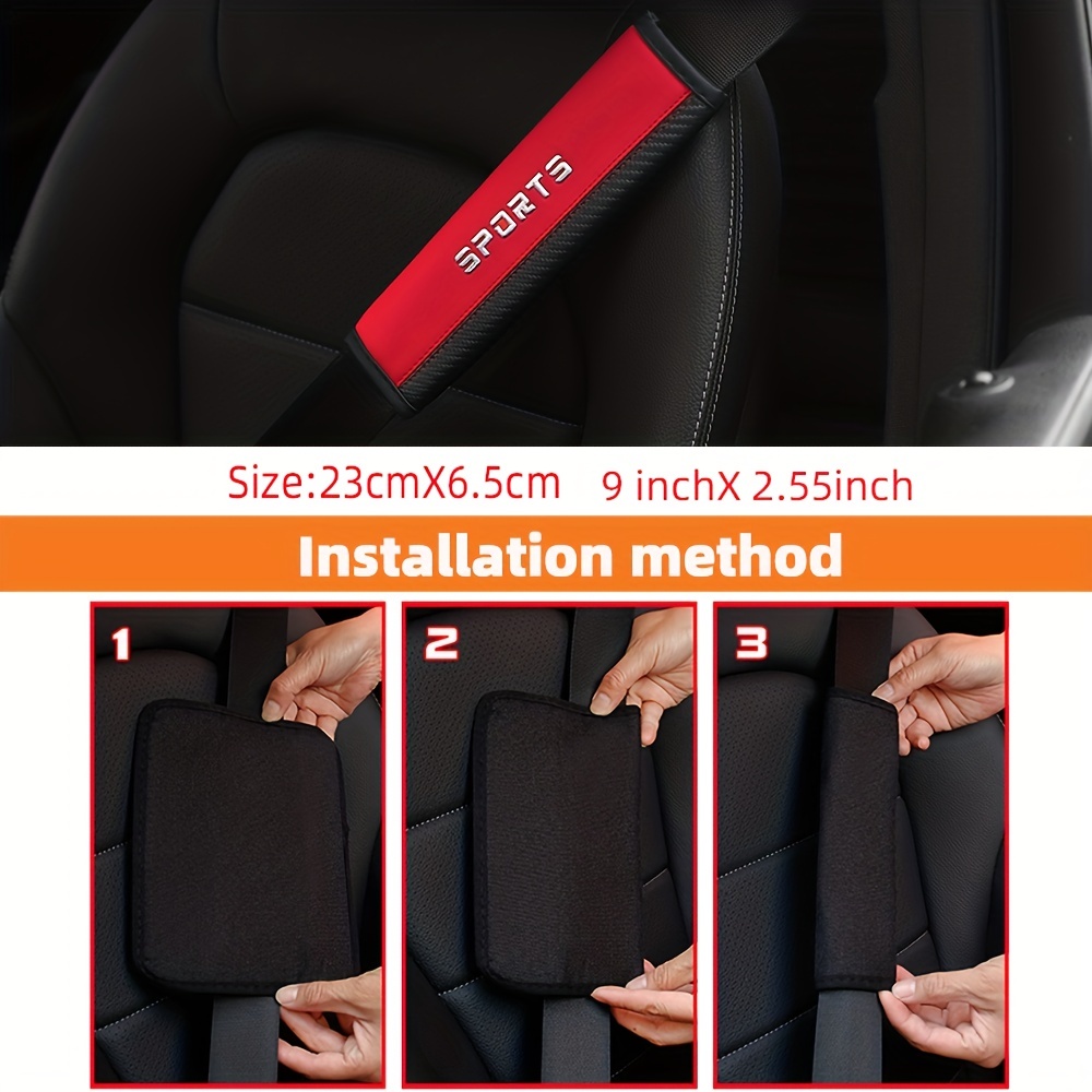 Wabjtam Soft Auto Housse de ceinture de sécurité Ceinture de