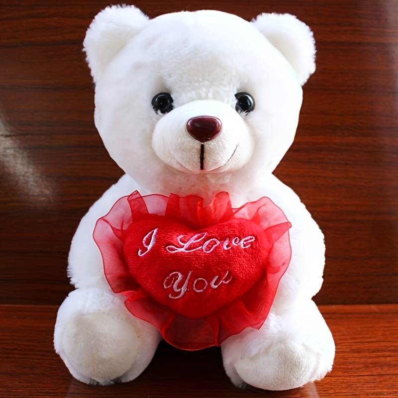 Peluche De Oso Corazón - San Valentín