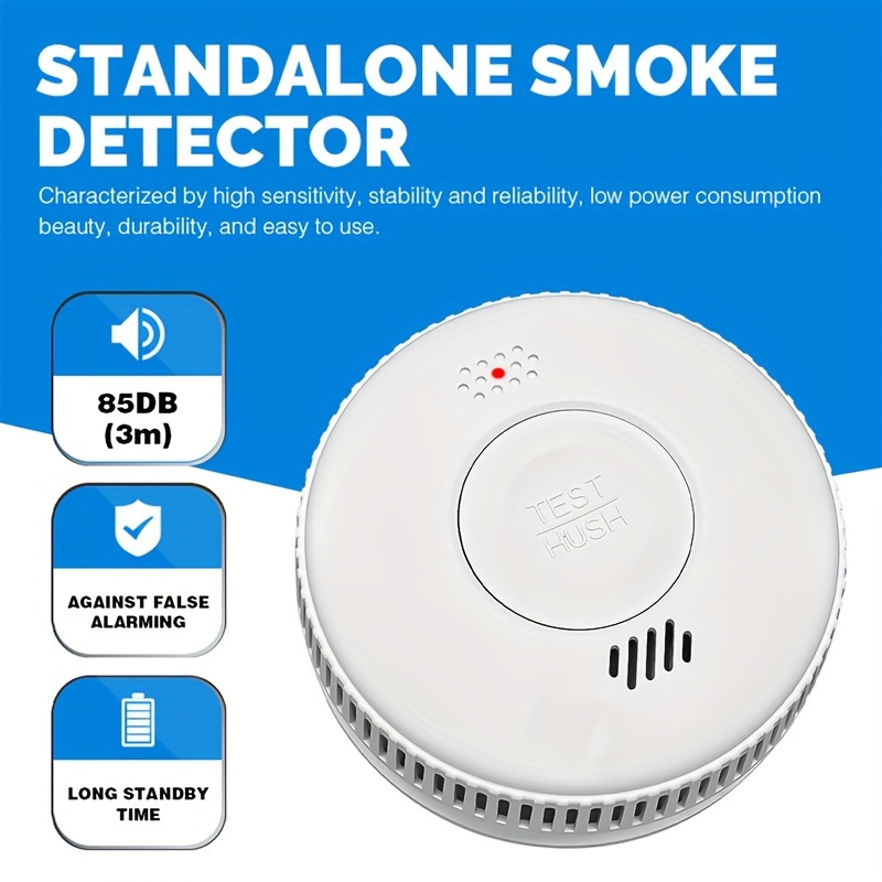 Détecteur de fumée WiFi avec alarme, protection incendies, combinaison de  maison, système de sécurité domestique pour