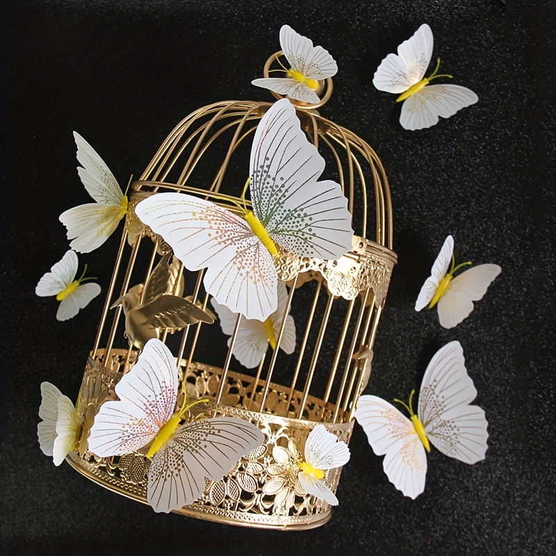Pegatinas Decorativas Pared 3d Mariposa Combinacion 38 Pieza