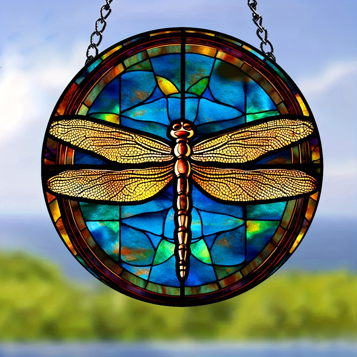 5.9 Acrylic Suncatcher Decor, Dragonfly Gift For Plant Lovers, Dragonfly  Themed Decoration For Home Office Window Wall Hanging Ornament