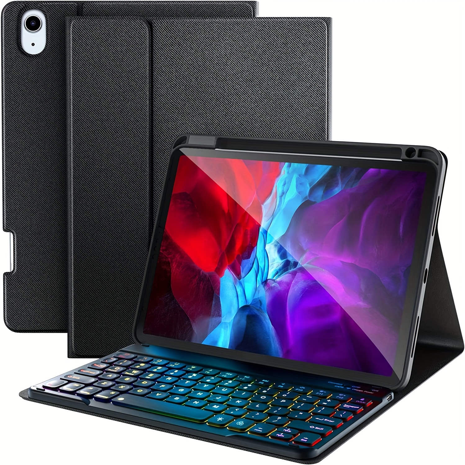 ipad air case with detachable keyboard
