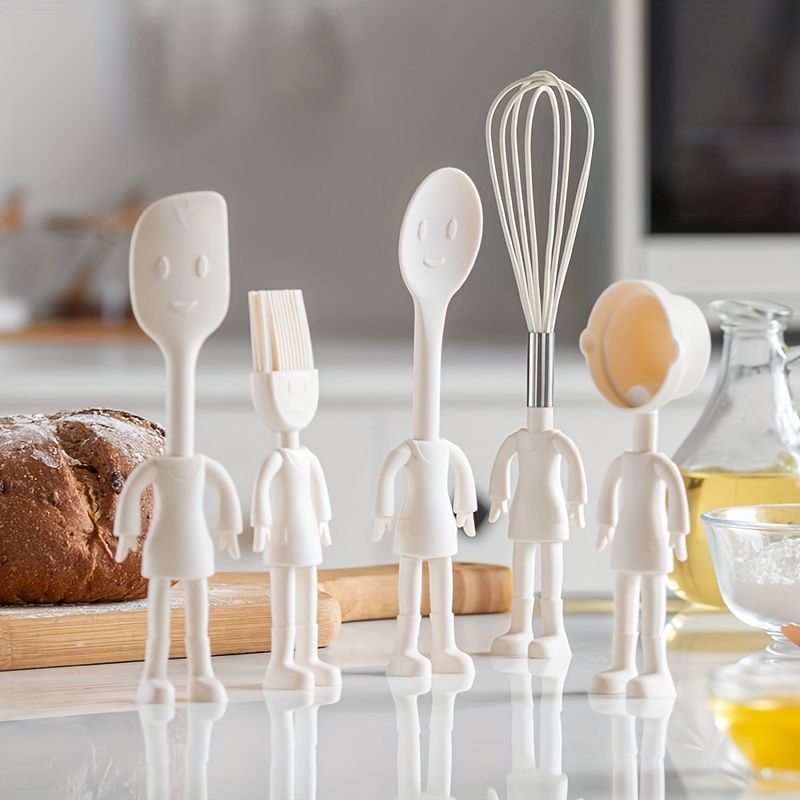 Baking Tools Set With Transparent Handle Including Silicone - Temu