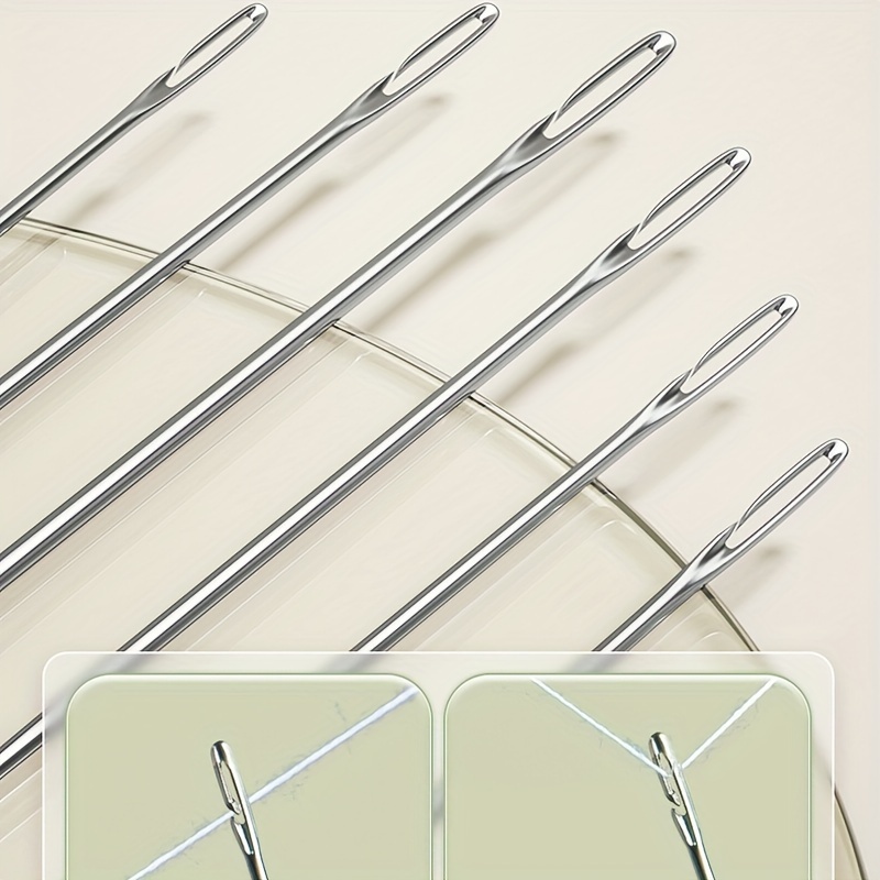 Self-threading Needles For The Elderly And The Blind Needle Hand