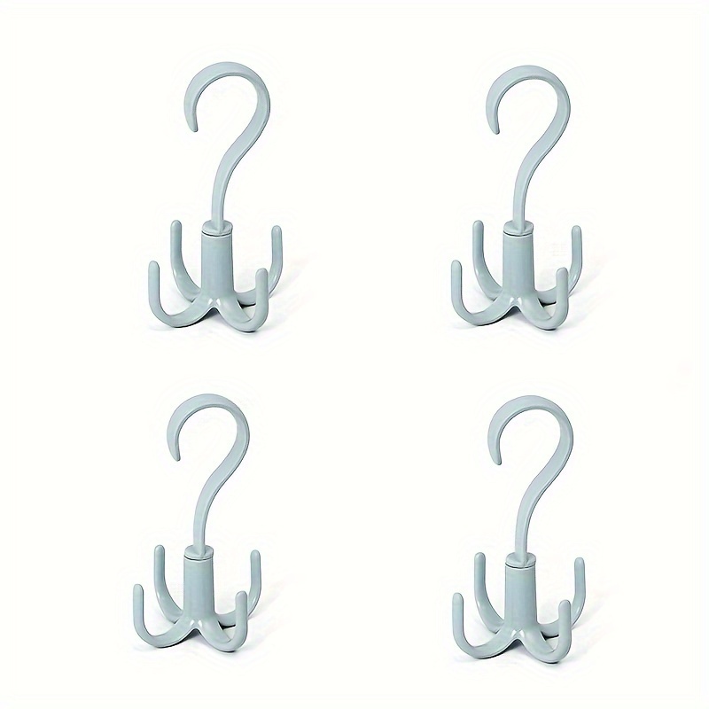 Four claw Hook 360 degree Rotatable 4 claw Hanger Wardrobe - Temu Canada