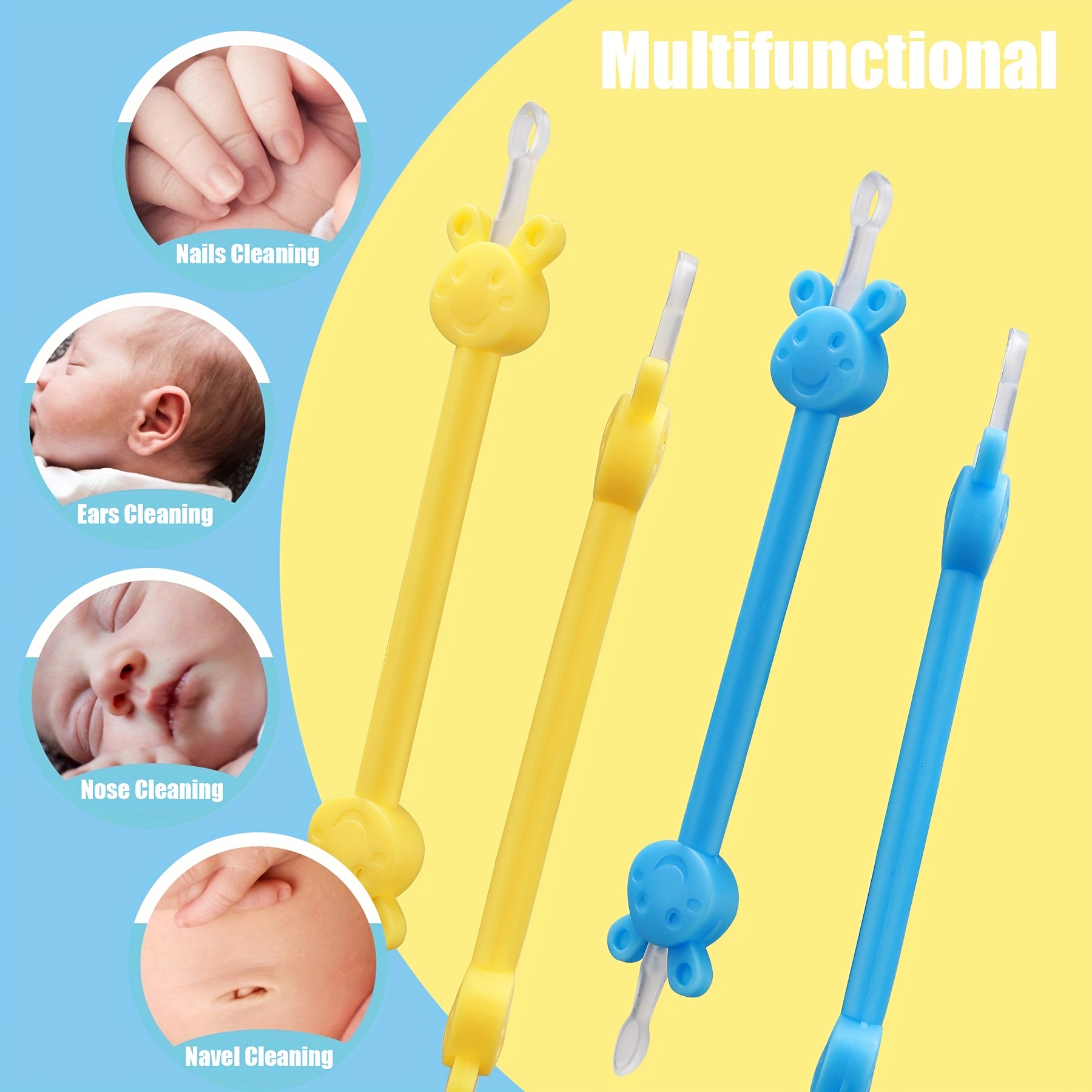 Healvian 10pcs Booger Clip Ear Cleaning Tools Ear Cleaners Baby Nose Ear  Wax Removal Tool Nose Booger Tweezers Dried Boogers Picker Nose Tweezer Baby  Nose Clean Clip Booger Cleaning Clip