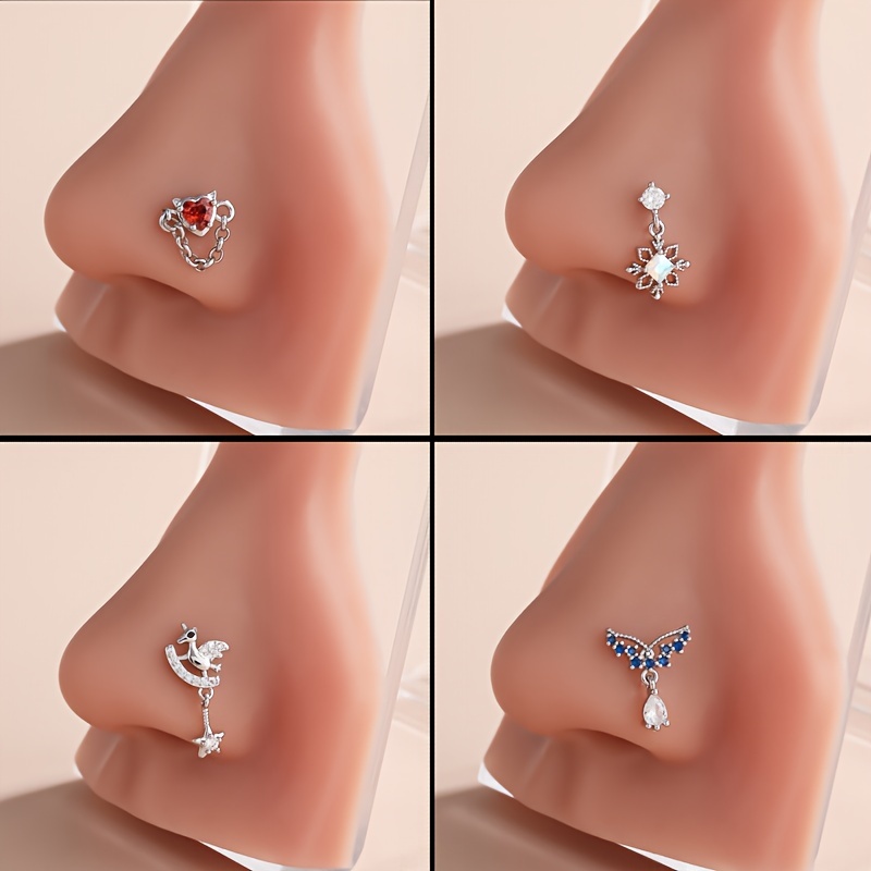 Elegant on sale nose studs