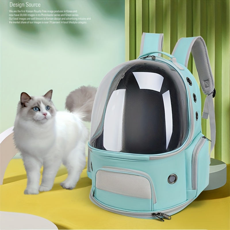 Pet Carrier Backpack For Cats, Cat Bag, Portable Transparent Space Capsule  Pet Bag For Going Out, Breathable Cat Backpack - Temu