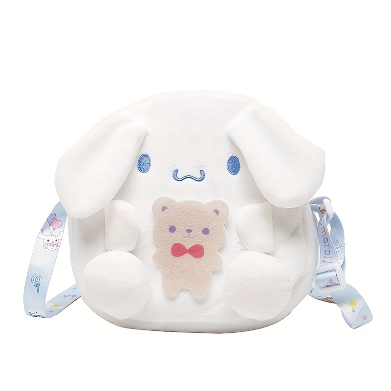 Miniso Cinnamoroll Pompom Purin Canvas Bag Sanrio Melody Series Shopping Bag  Cartoon Storage Bag Environmental Protection Bag