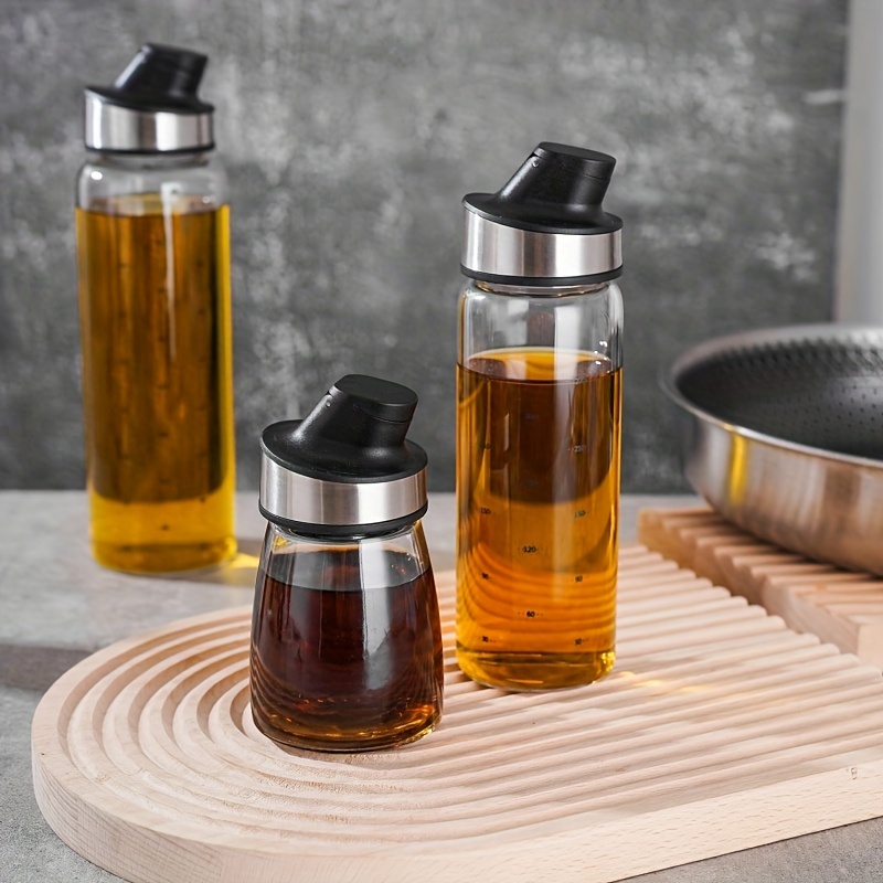 Glass Olive Oil Bottles Vinegar Dispenser Set With Drip - Temu