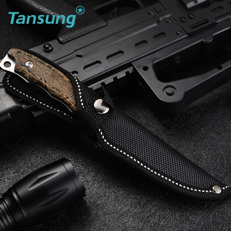 Tansung Outdoor Picnic Knife Camping Barbecue Meat Cutting Knife