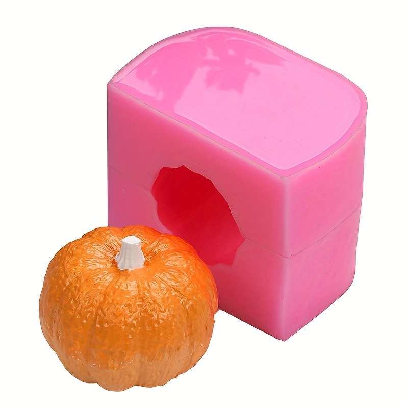 small 3D Pumpkin silicone mold for candy,chocolate, soap,halloween