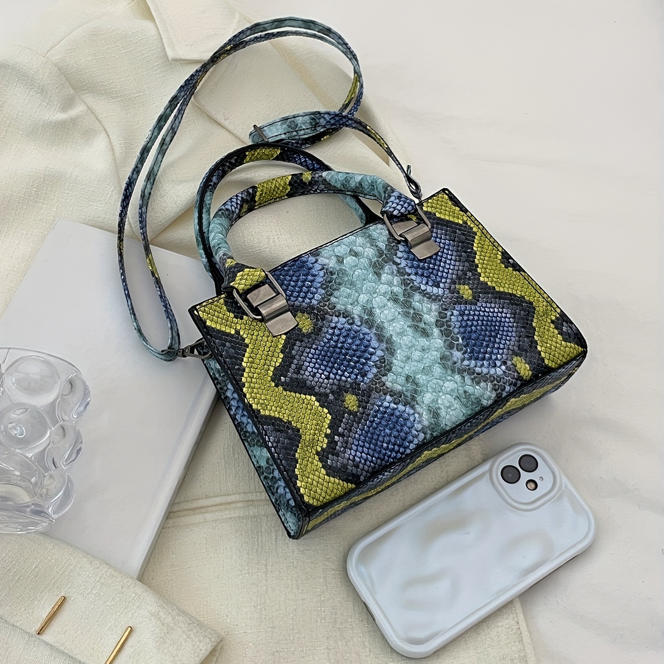 Mini Fashion Snake Print Bag