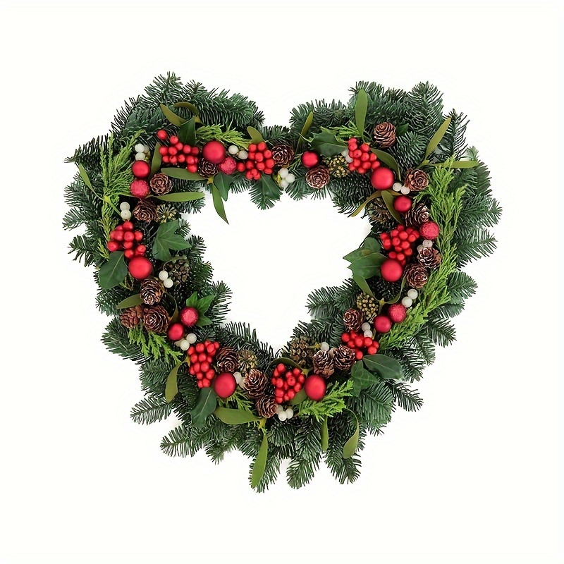 Heart shaped Wreath Frame Wedding Christmas Wreath Iron Ring - Temu