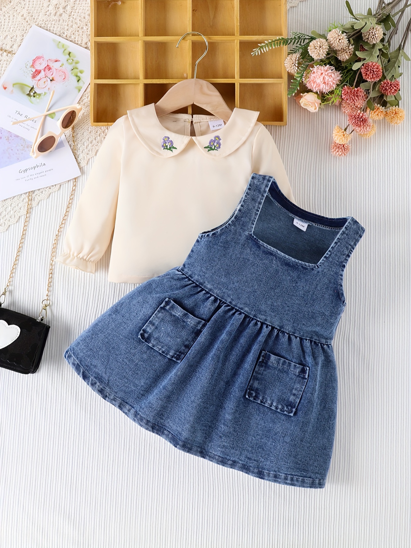 Newborn hotsell denim dress