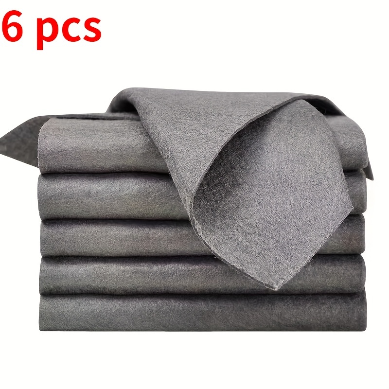 3pcs Thickened Magic Cleaning Cloth Streak Free Reusable Microfiber  Cleaning Rag