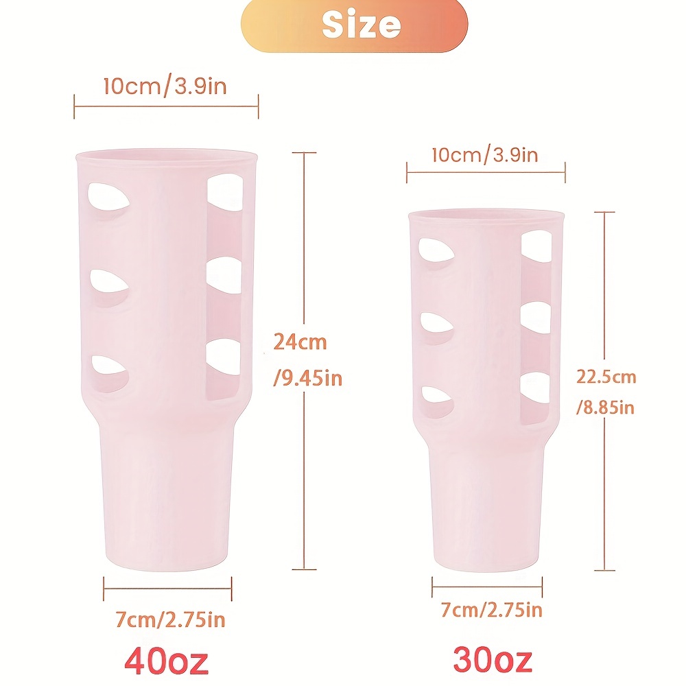 Non slip Silicone Cup Boot For Stanley Tumbler Hollow - Temu