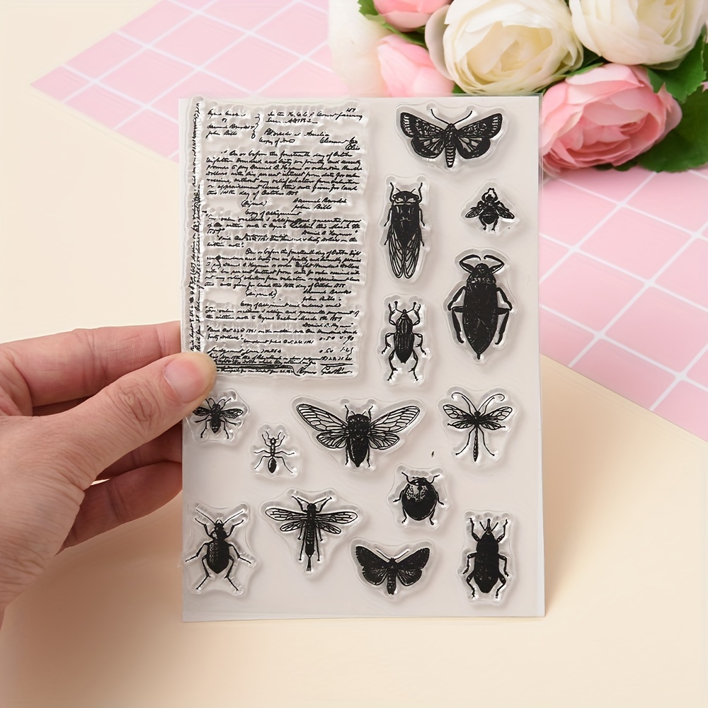 Rubber Stamp,Stamps Scrapbook Paper Transparent Clear Handmade Decoration  Gifts Rubber Stamp for Card DIY Scrapbooking