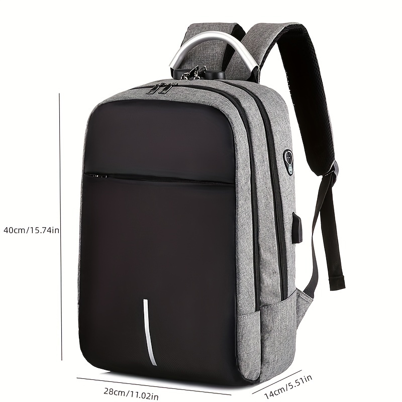 Laptop Backpack With Lock Code