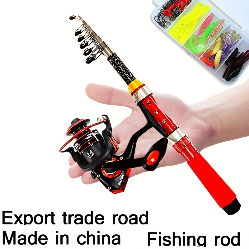 1pc Portable Mini Pocket Fishing Rod: Lightweight, Durable & Retractable  Tackle for the Perfect Catch!