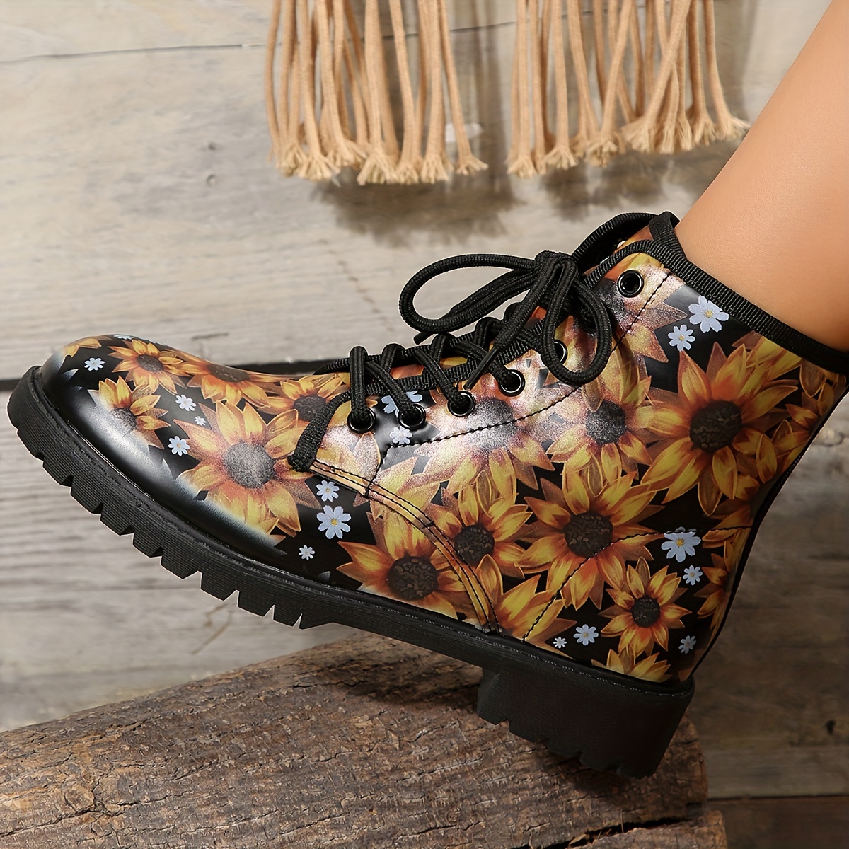 Sunflower cheap combat boots