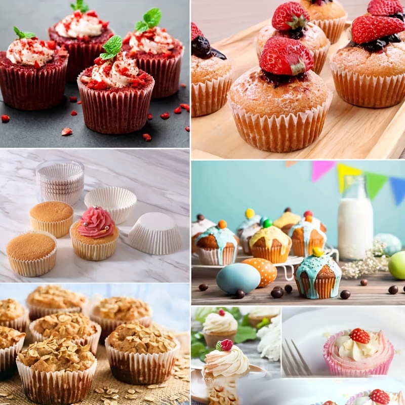 NATUCE 300PCS Caissettes à Cupcakes, Cupcake Papier, Caissettes à Muffins  en Papier, Muffin Tasses, Cupcake Wrappers, Emballage de Cupcakes  Décoration pour Anniversaire Party Fête de Mariage Dessert : :  Cuisine et Maison