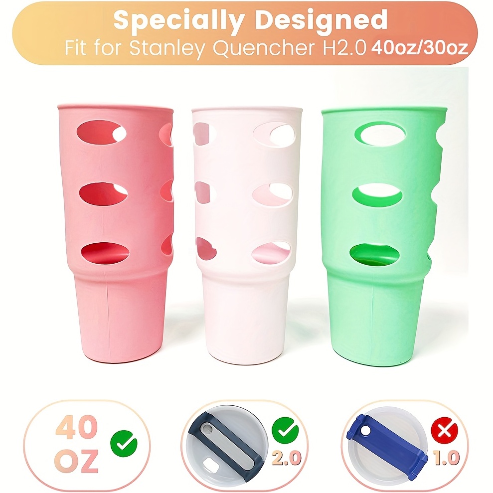 Non-slip Silicone Bottom Boot For Stanley 2.0 Flip Tumblers - Perfect Cup  Accessories! - Temu