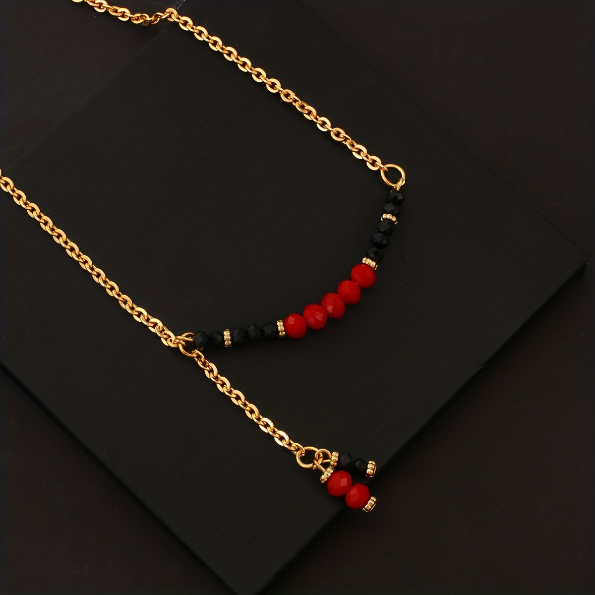 1pc Retro Lock Pendant Black Rope Necklace, Ethnic Style Collarbone Chain  For Girls