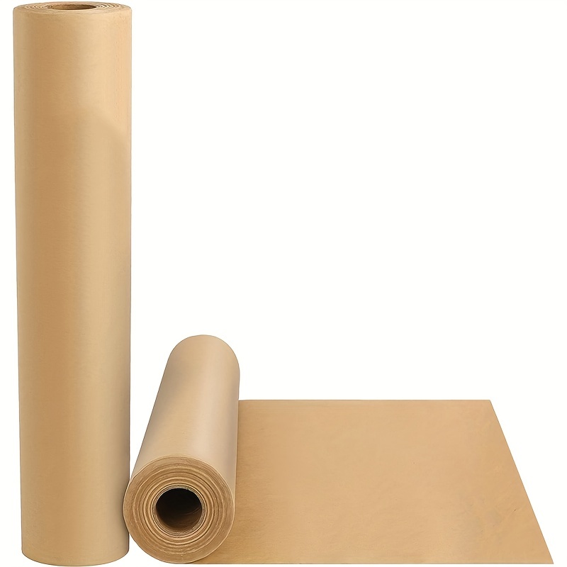 Brown Kraft Paper Roll - 12 inch x 100 Feet - Natural Recycled Paper  Perfect for Crafts, Art, Small Gift Wrapping, Packing, Postal, Shipping,  Dunnage