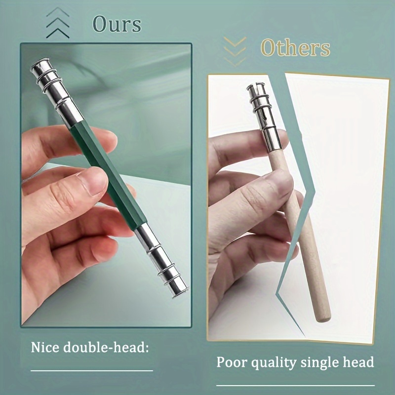 1pc Metal Single Head Pencil Extender, Pencil Lengthener, Holder, Pen  Extension, Pencil Case